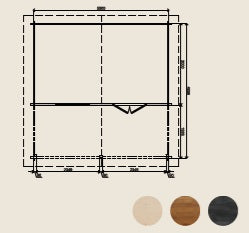 Gartenhaus Hildesheim 500 cm x 500 cm
