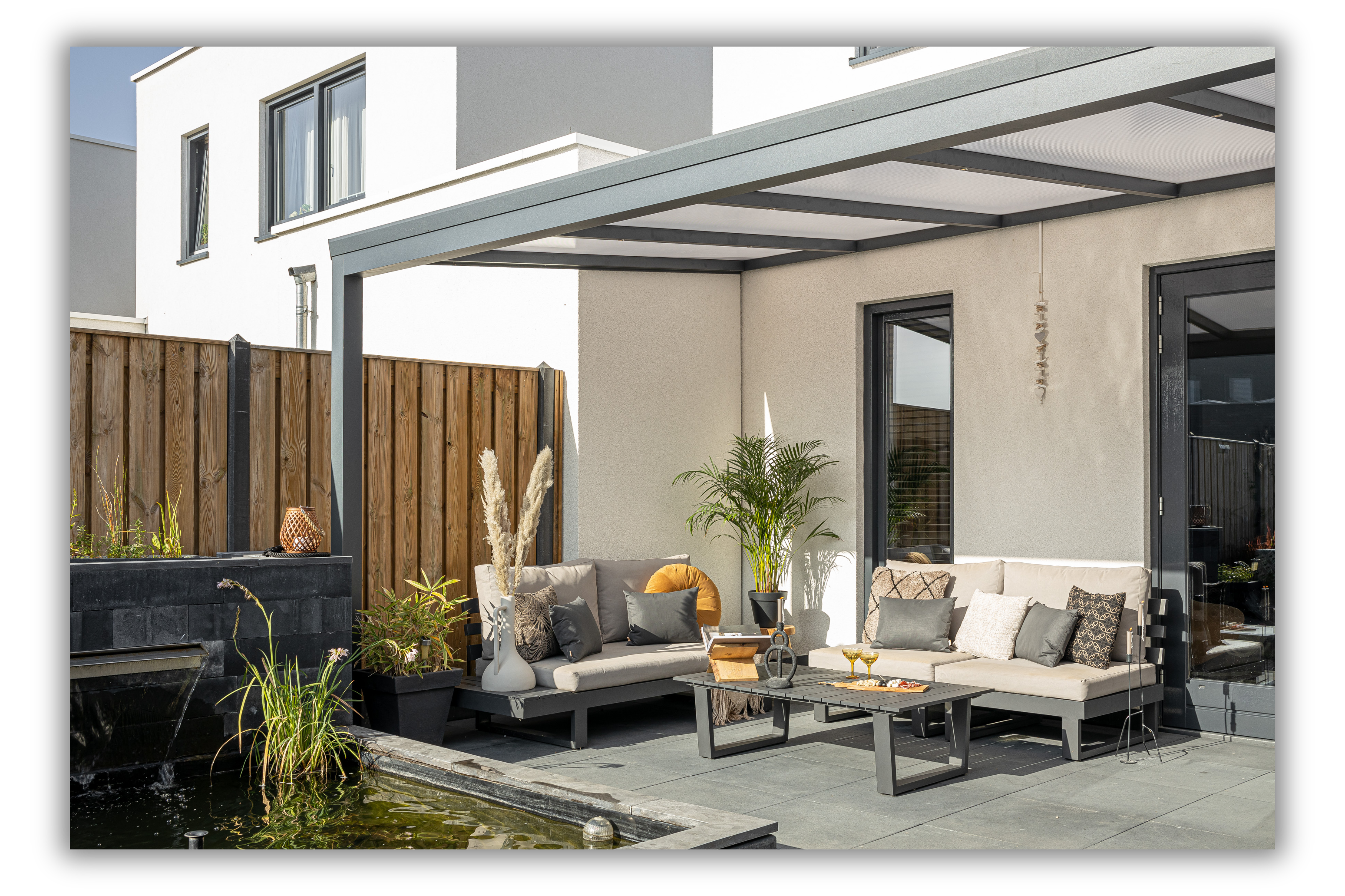 Terrassenüberdachung 500 cm  x 300 cm