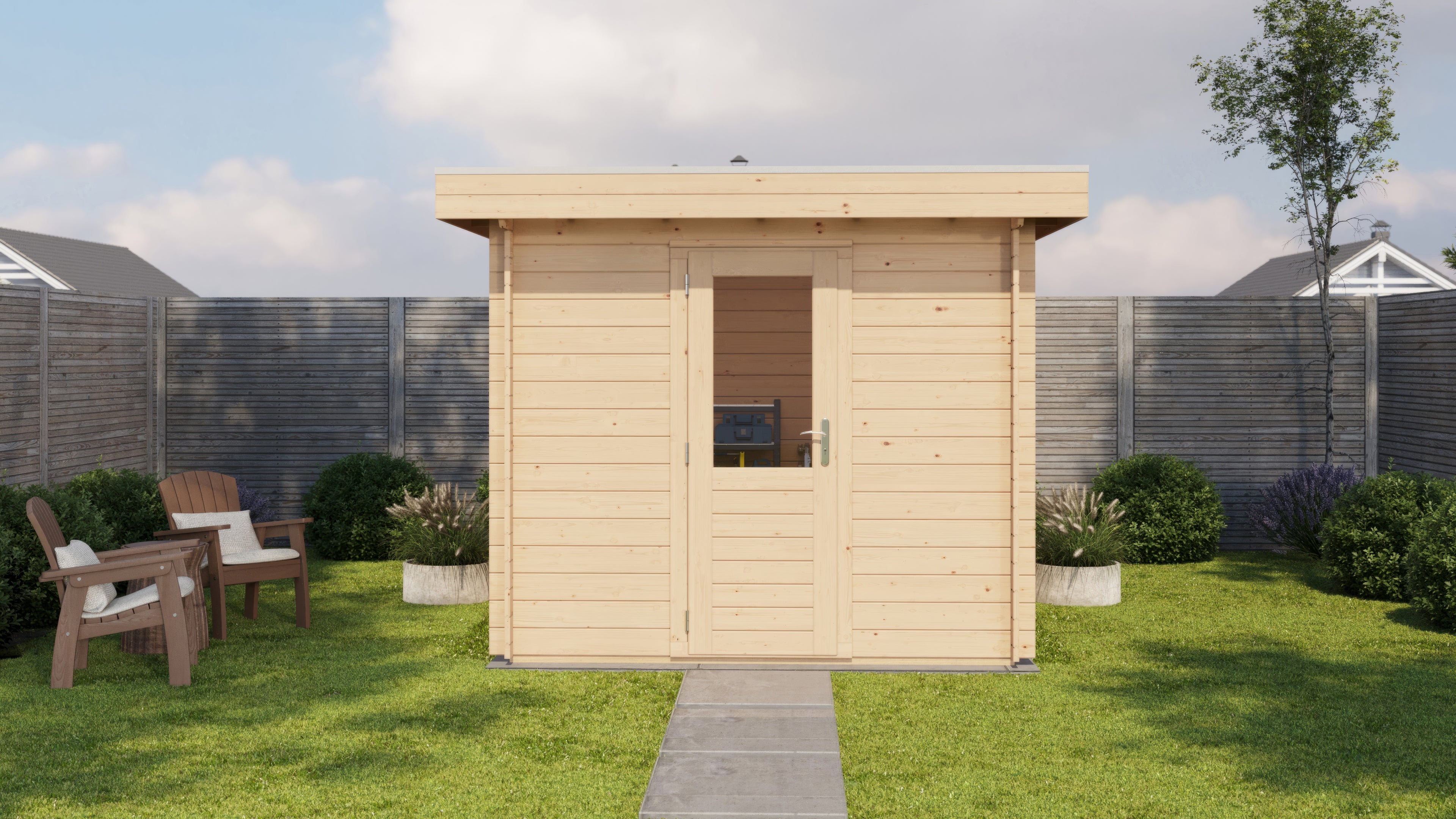 Gartenhaus Aalen 250 cm x 250 cm
