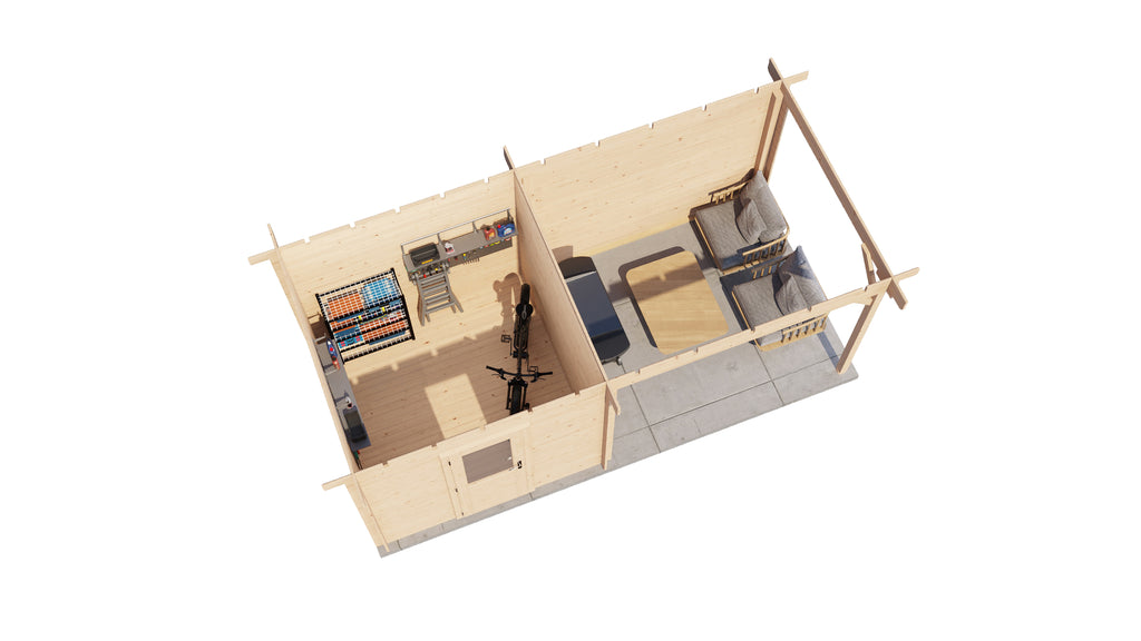 Gartenhaus Amberg 550 cm x 250 cm