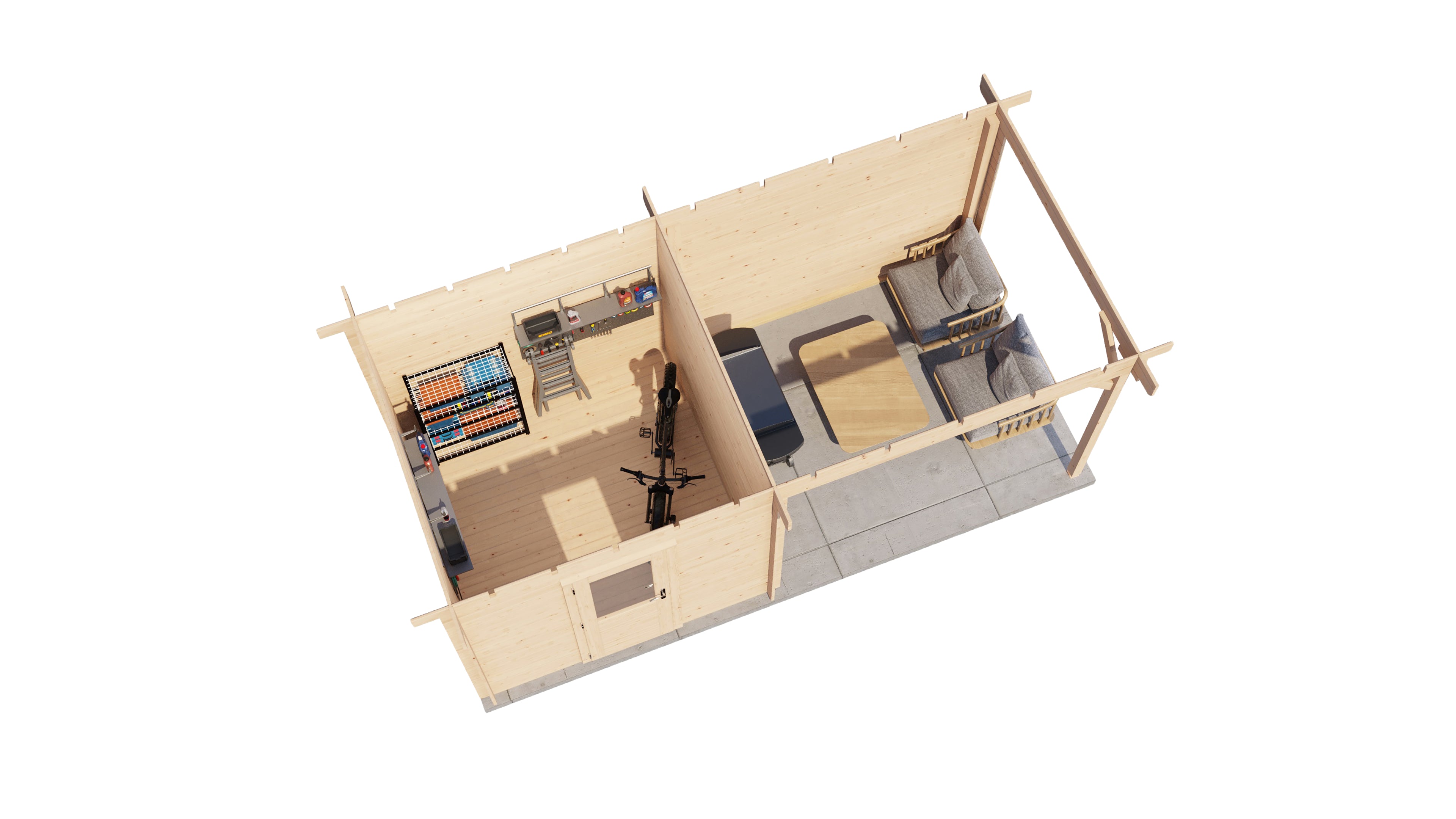 Gartenhaus Amberg 550 cm x 250 cm