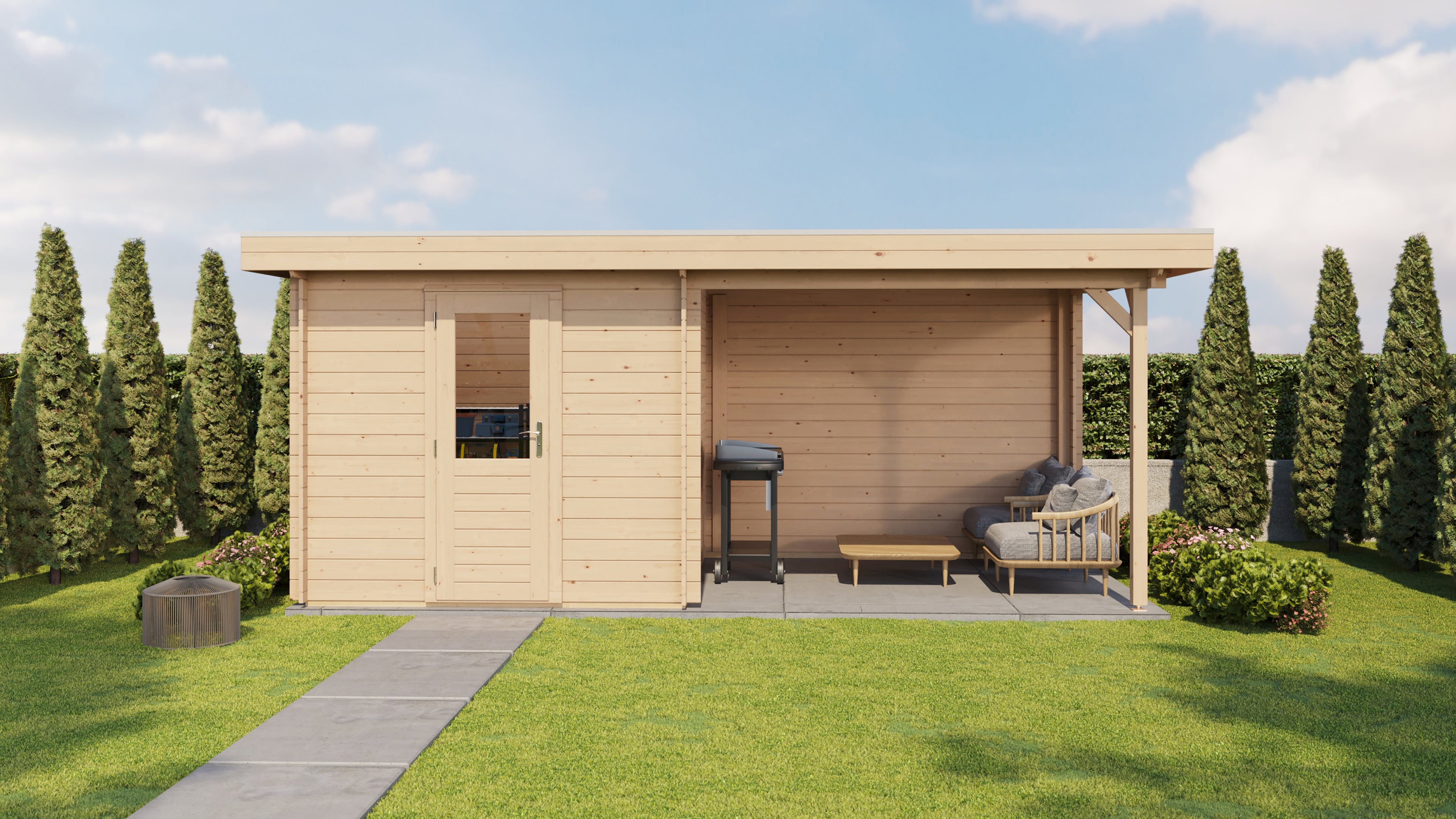 Gartenhaus Amberg 550 cm x 250 cm