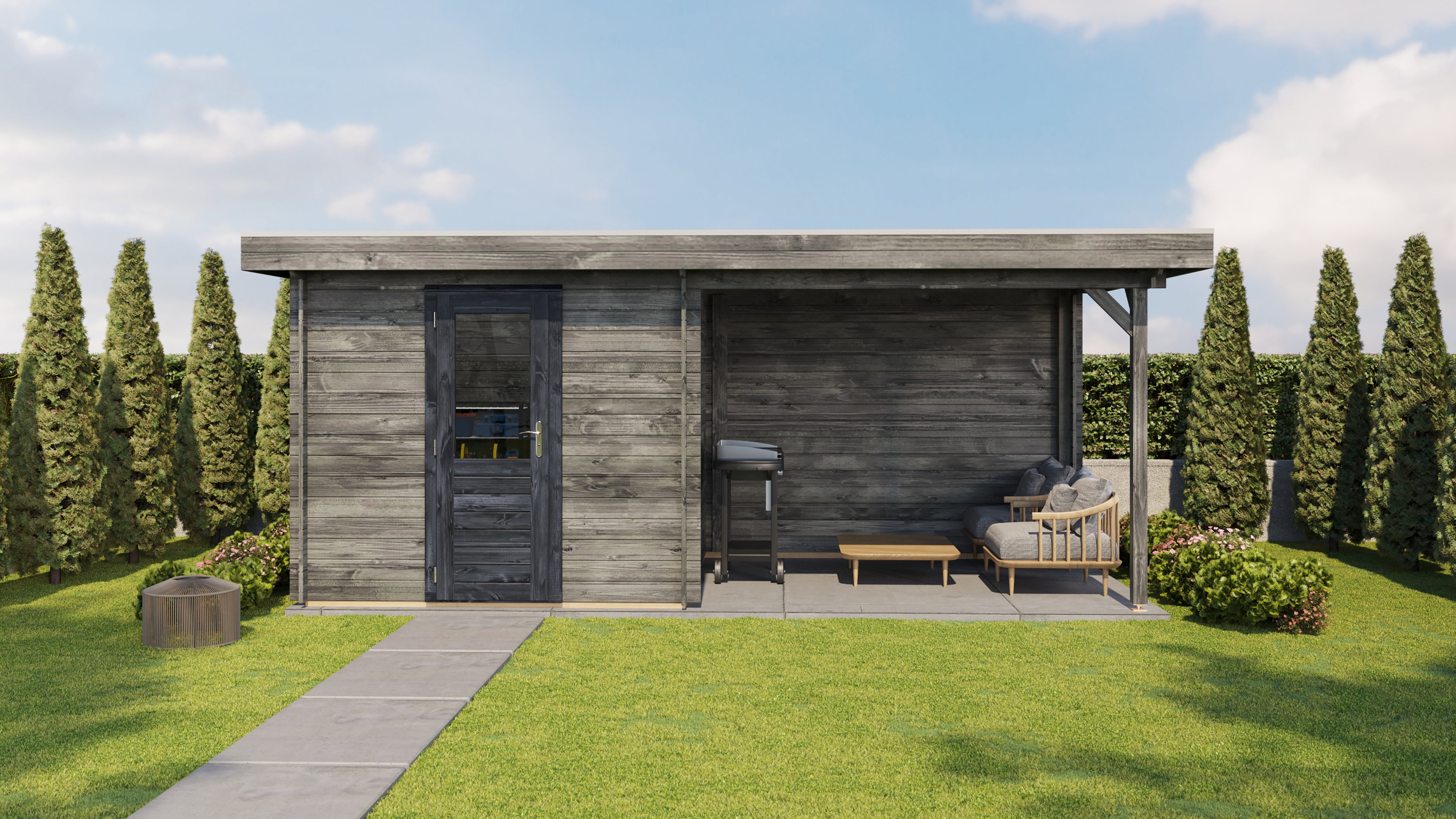 Gartenhaus Amberg 550 cm x 250 cm
