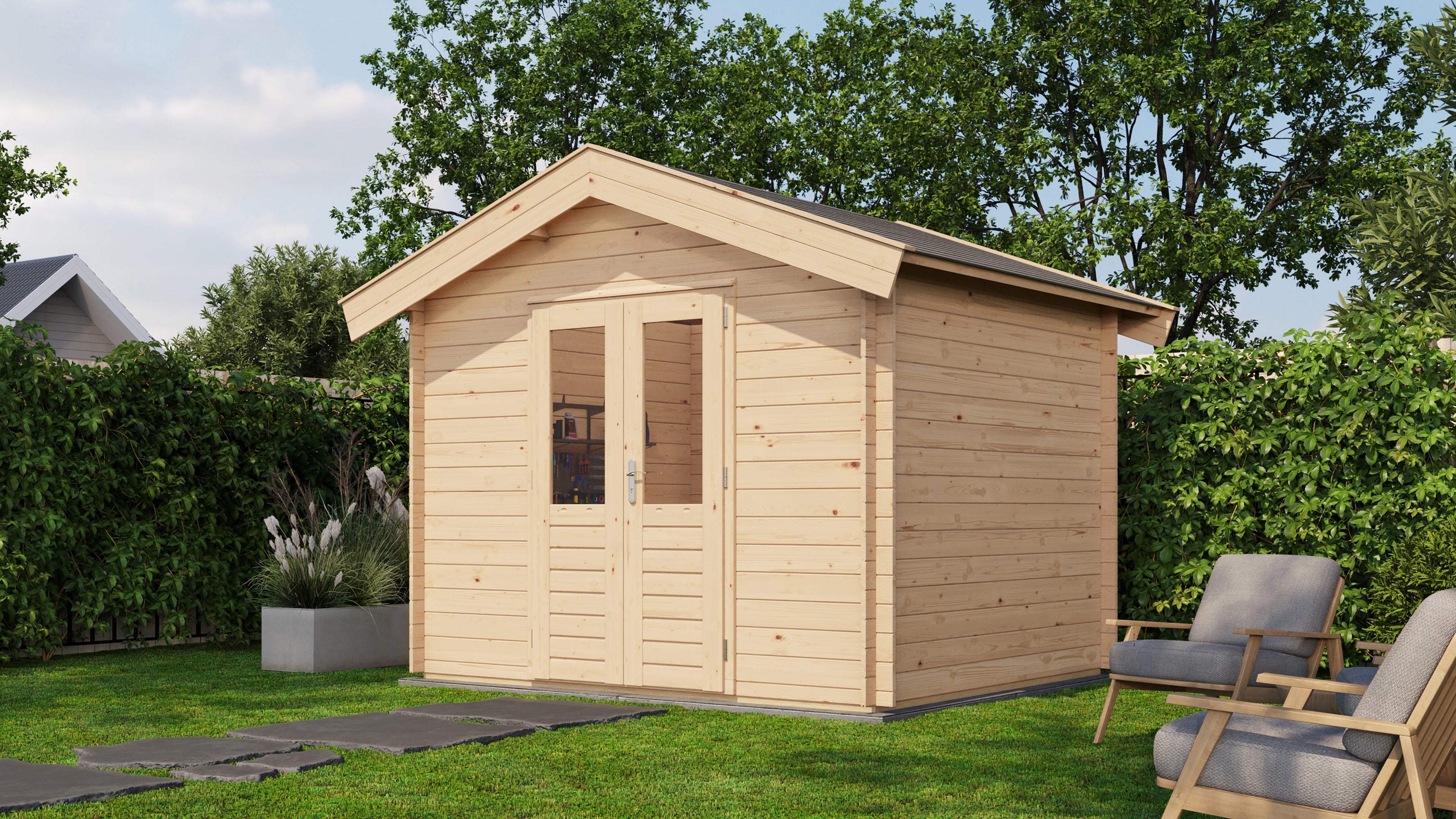 Gartenhaus Esslingen 300 cm x 250 cm