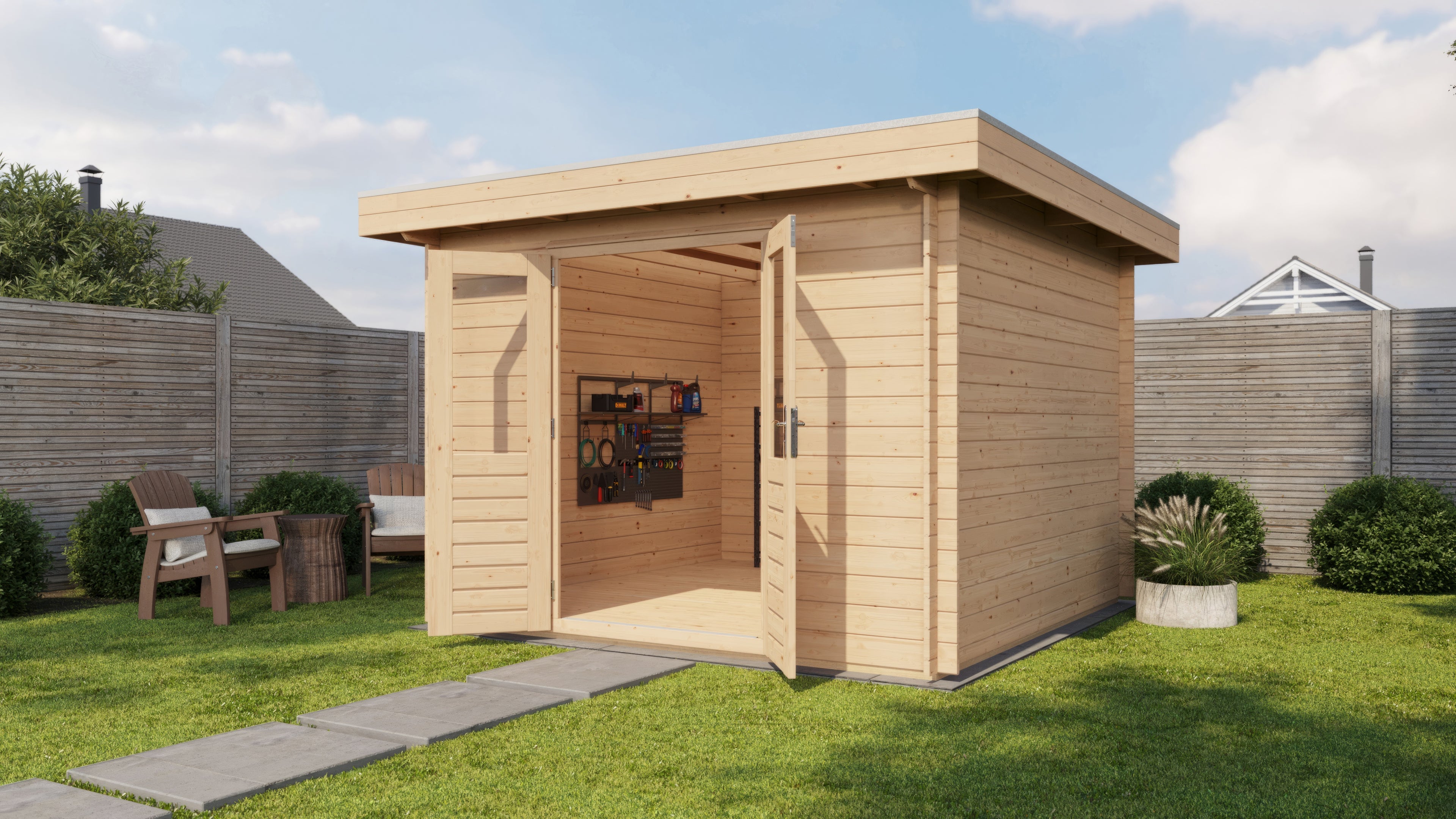 Gartenhaus Bamberg 300 cm x 300 cm