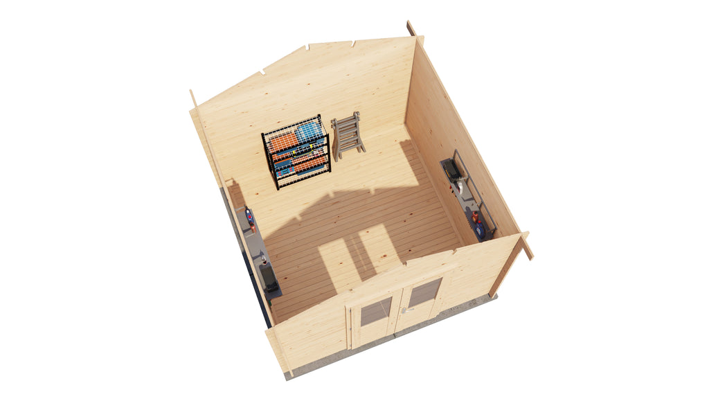 Gartenhaus Friedrichshafen 300 cm x 300 cm