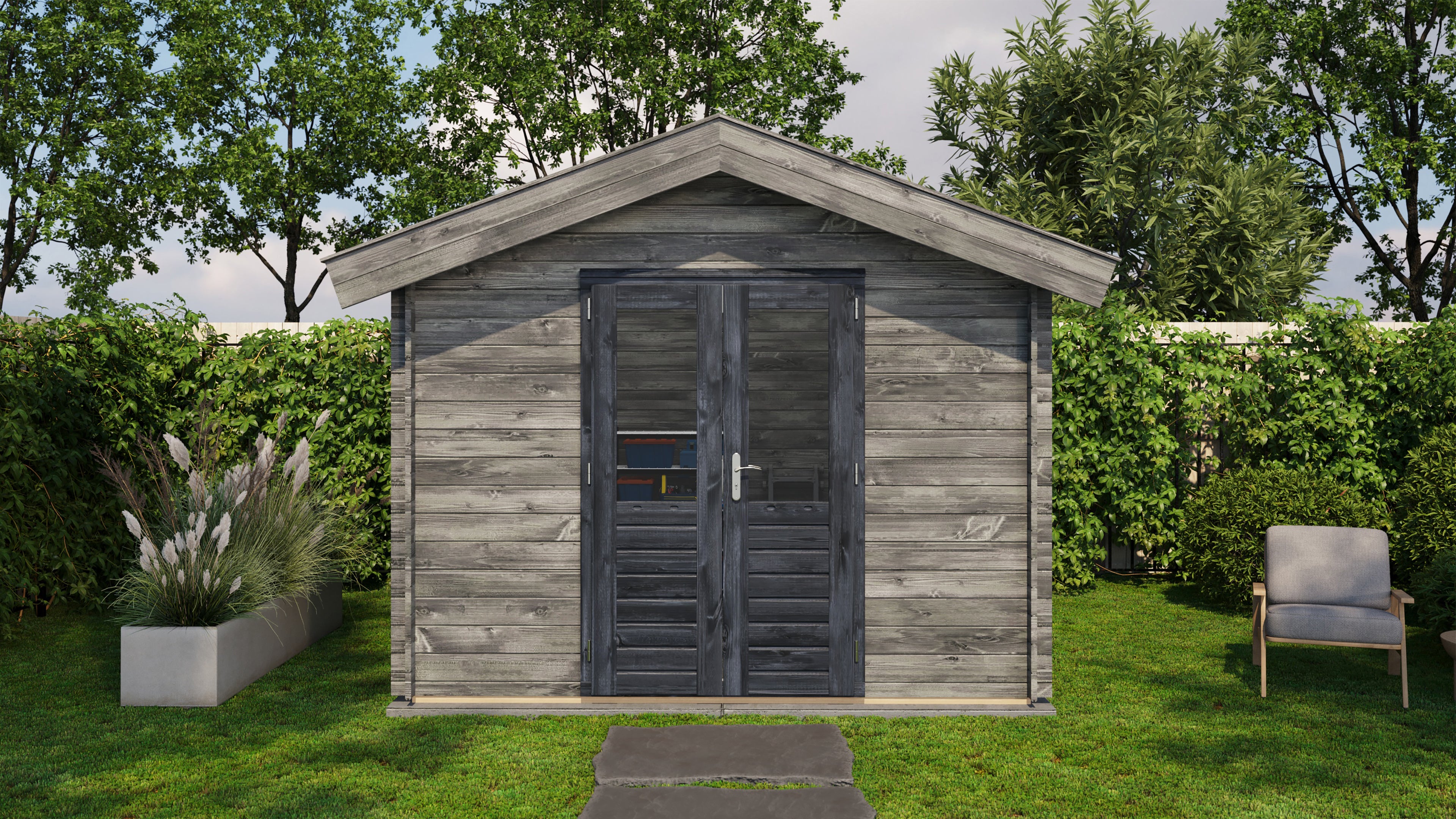 Gartenhaus Friedrichshafen 300 cm x 300 cm