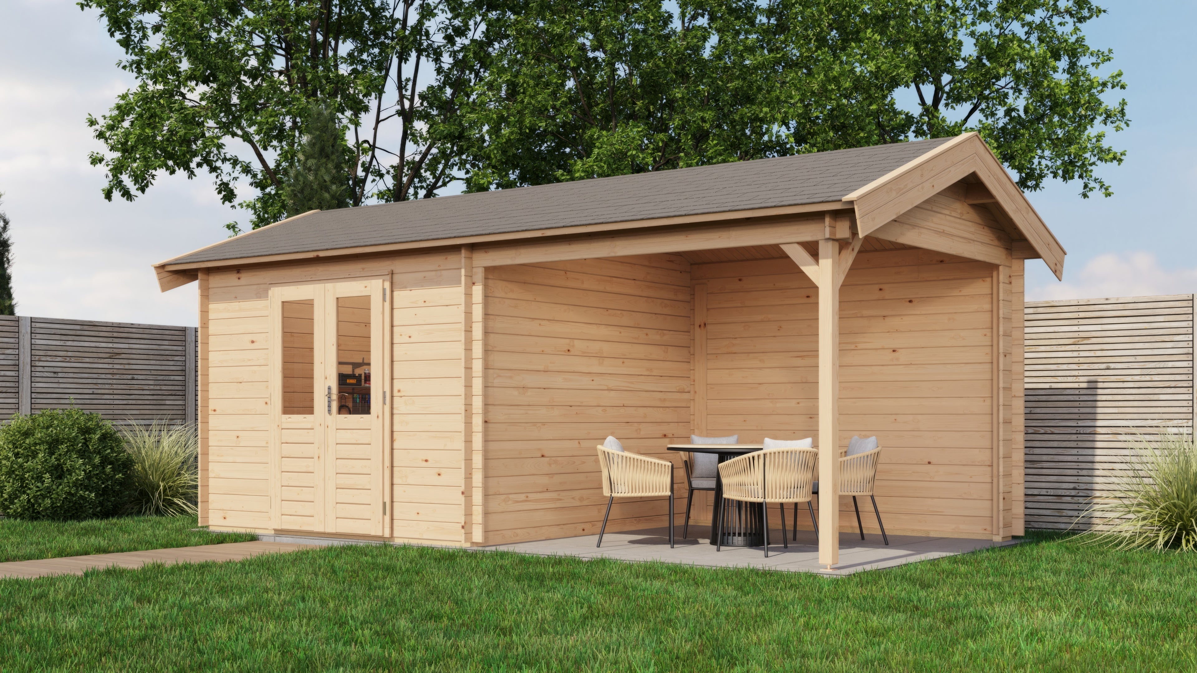 Gartenhaus Fulda 600 cm x 300 cm