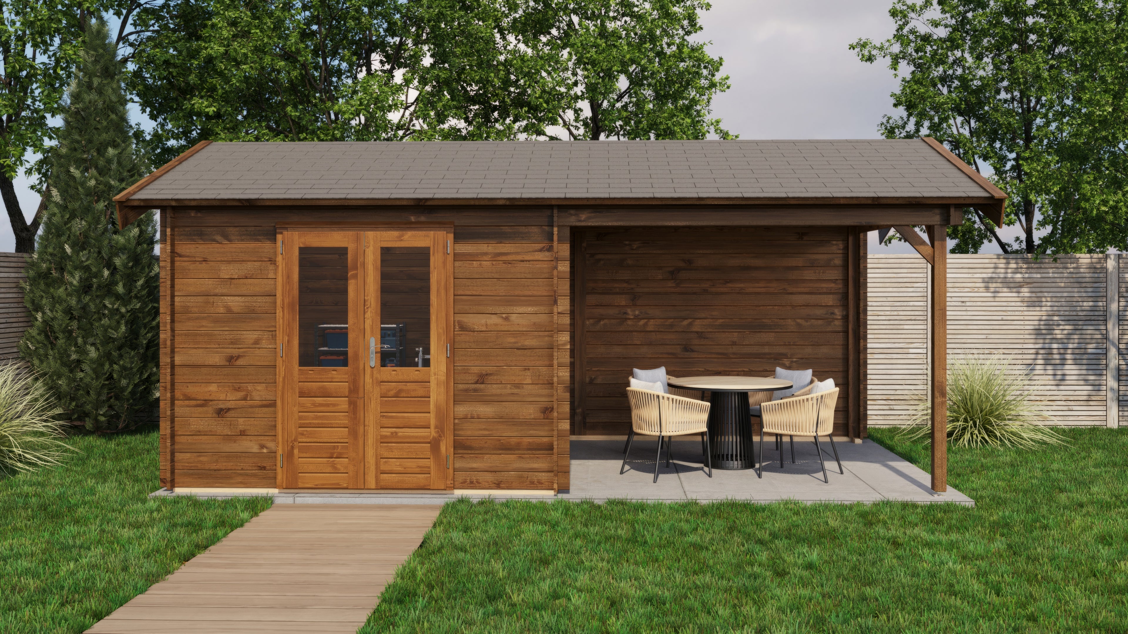 Gartenhaus Fulda 600 cm x 300 cm