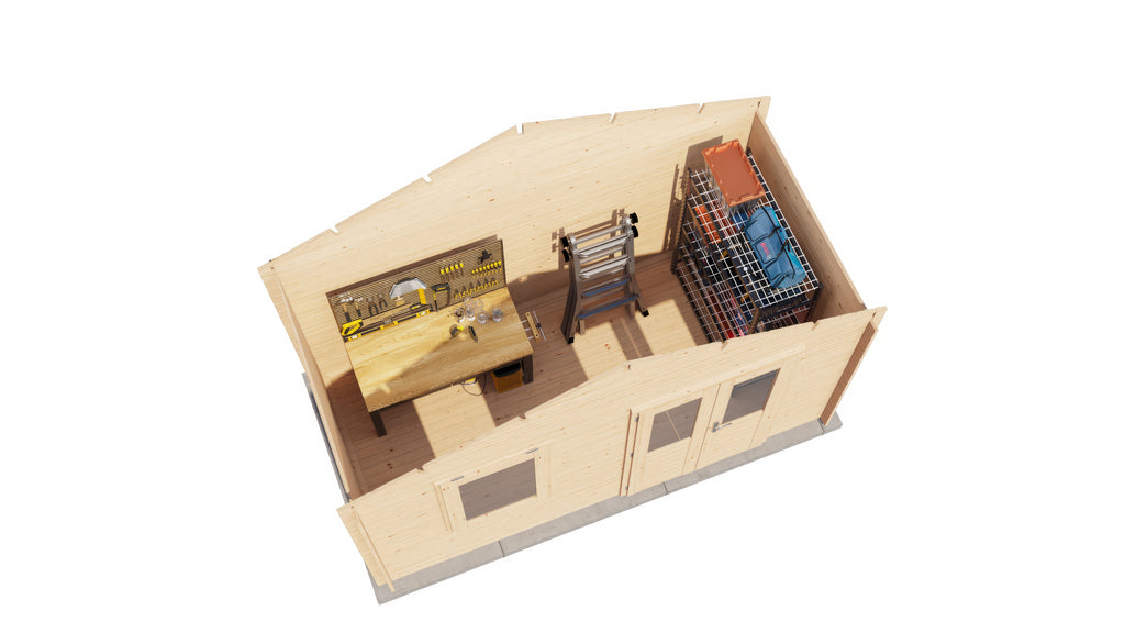 Gartenhaus Gera 400 cm x 300 cm
