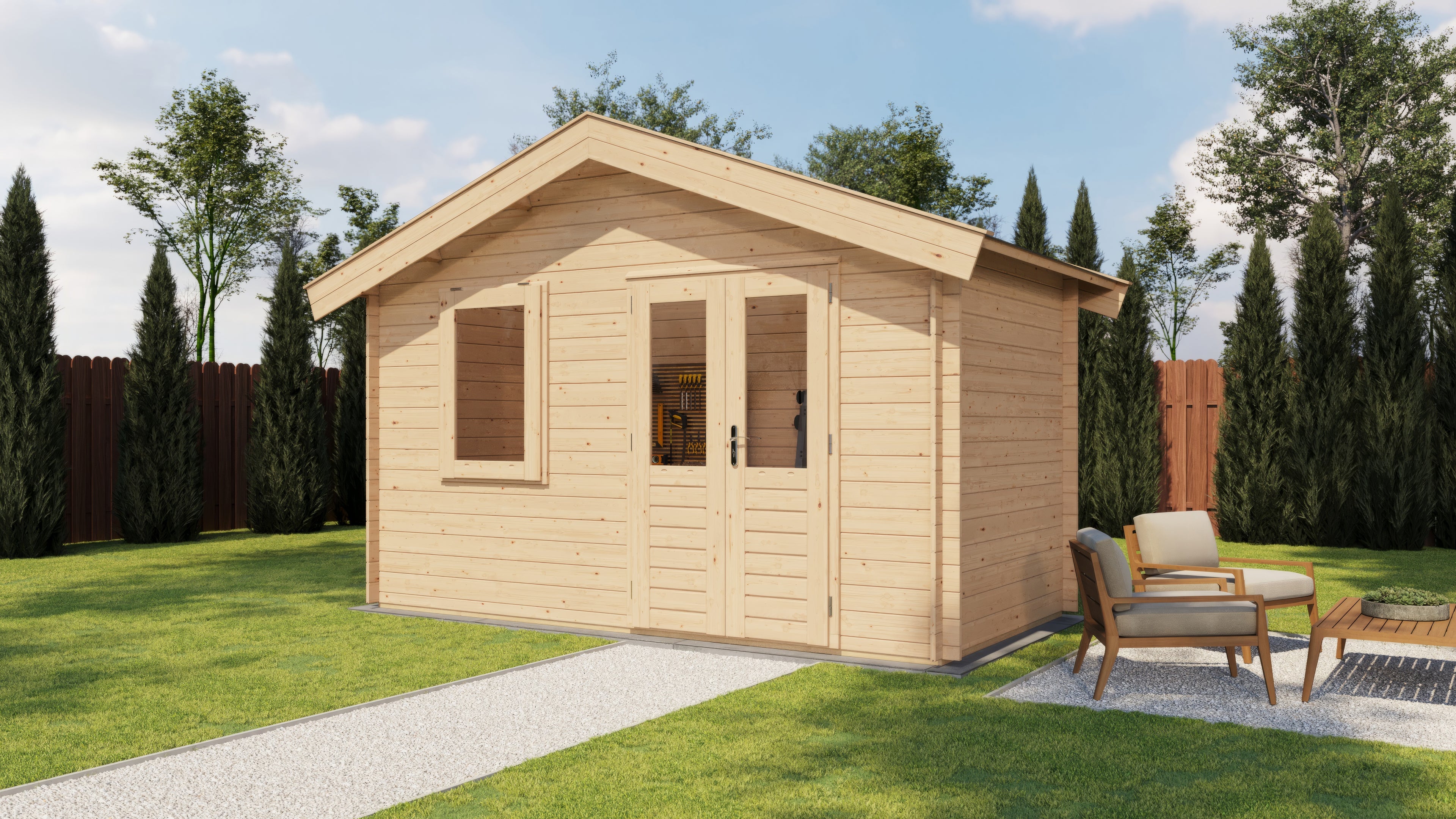 Gartenhaus Gera 400 cm x 300 cm