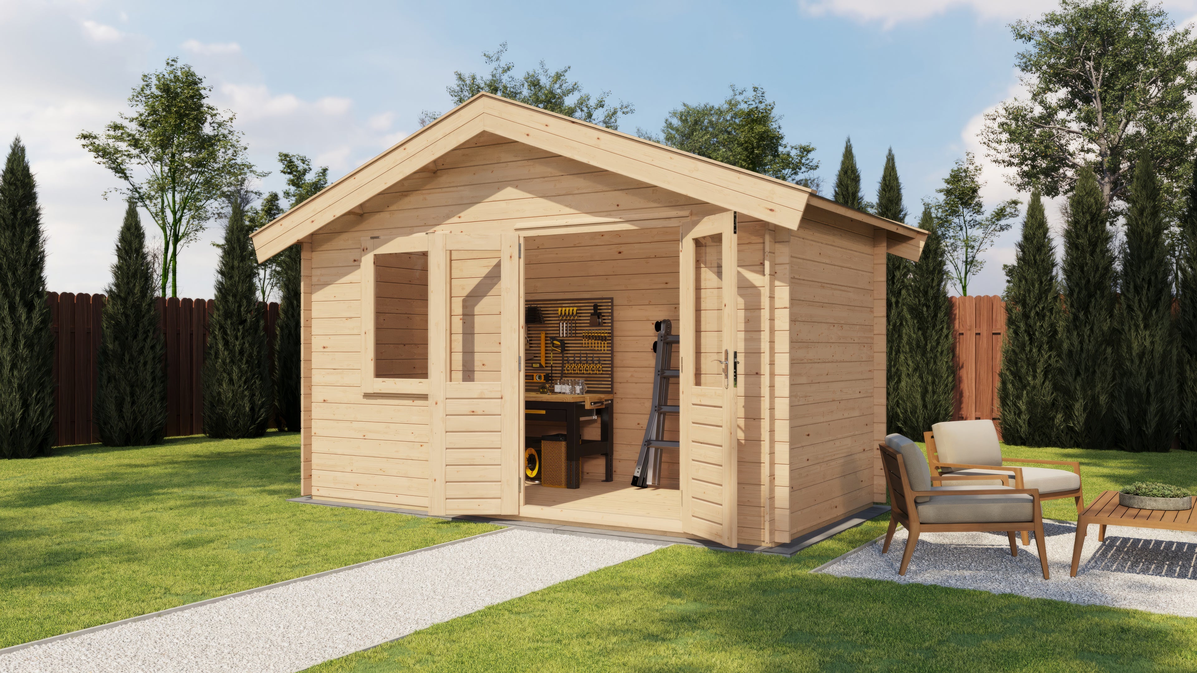 Gartenhaus Gera 400 cm x 300 cm