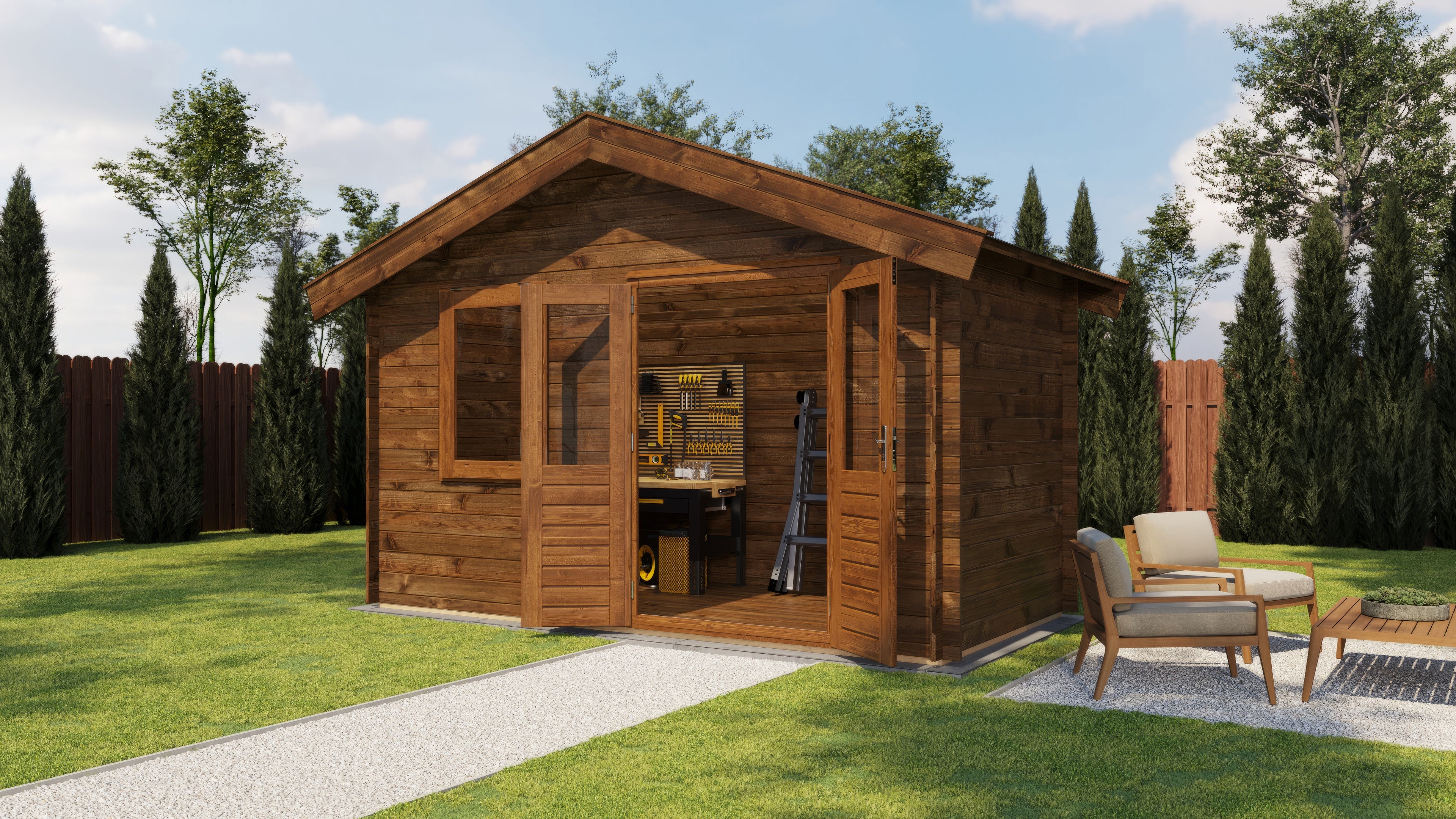 Gartenhaus Gera 400 cm x 300 cm