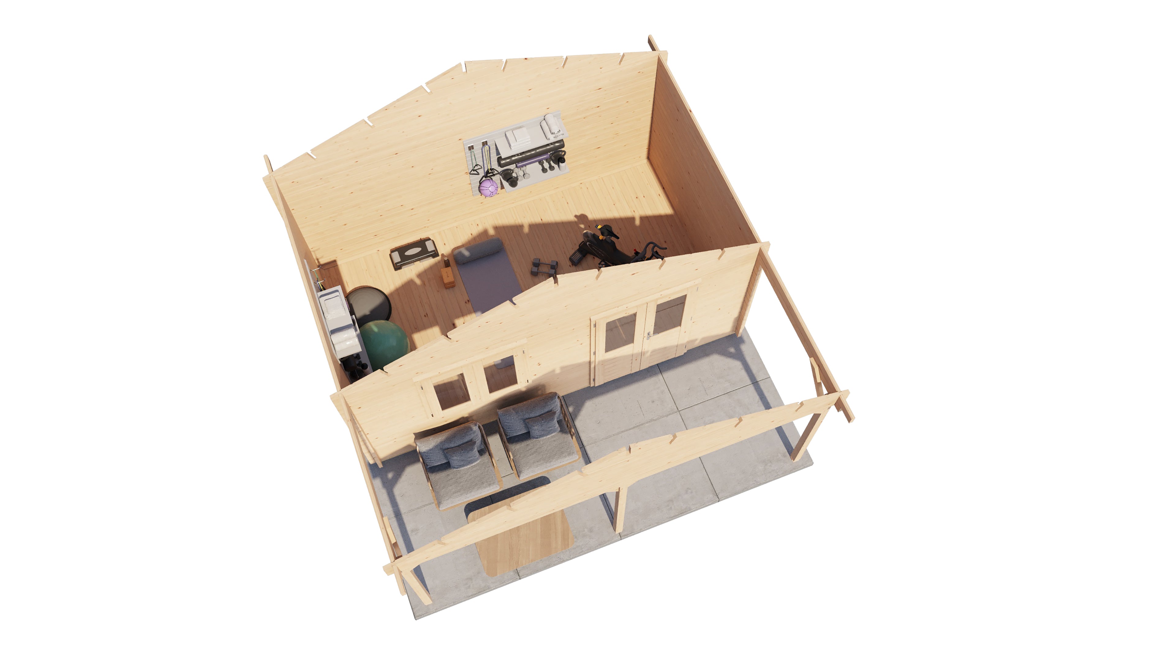 Gartenhaus Hildesheim 500 cm x 500 cm