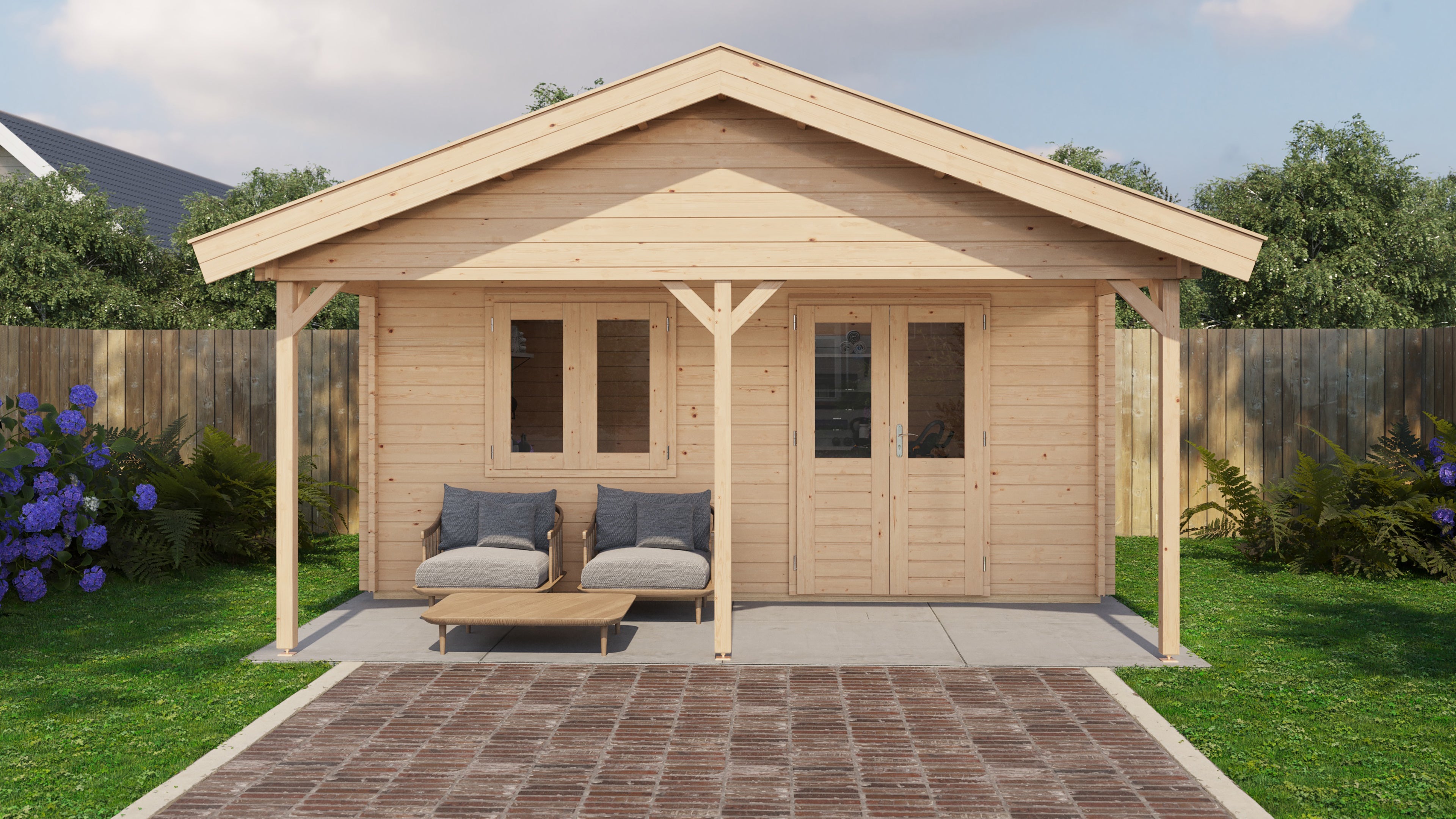 Gartenhaus Hildesheim 500 cm x 500 cm