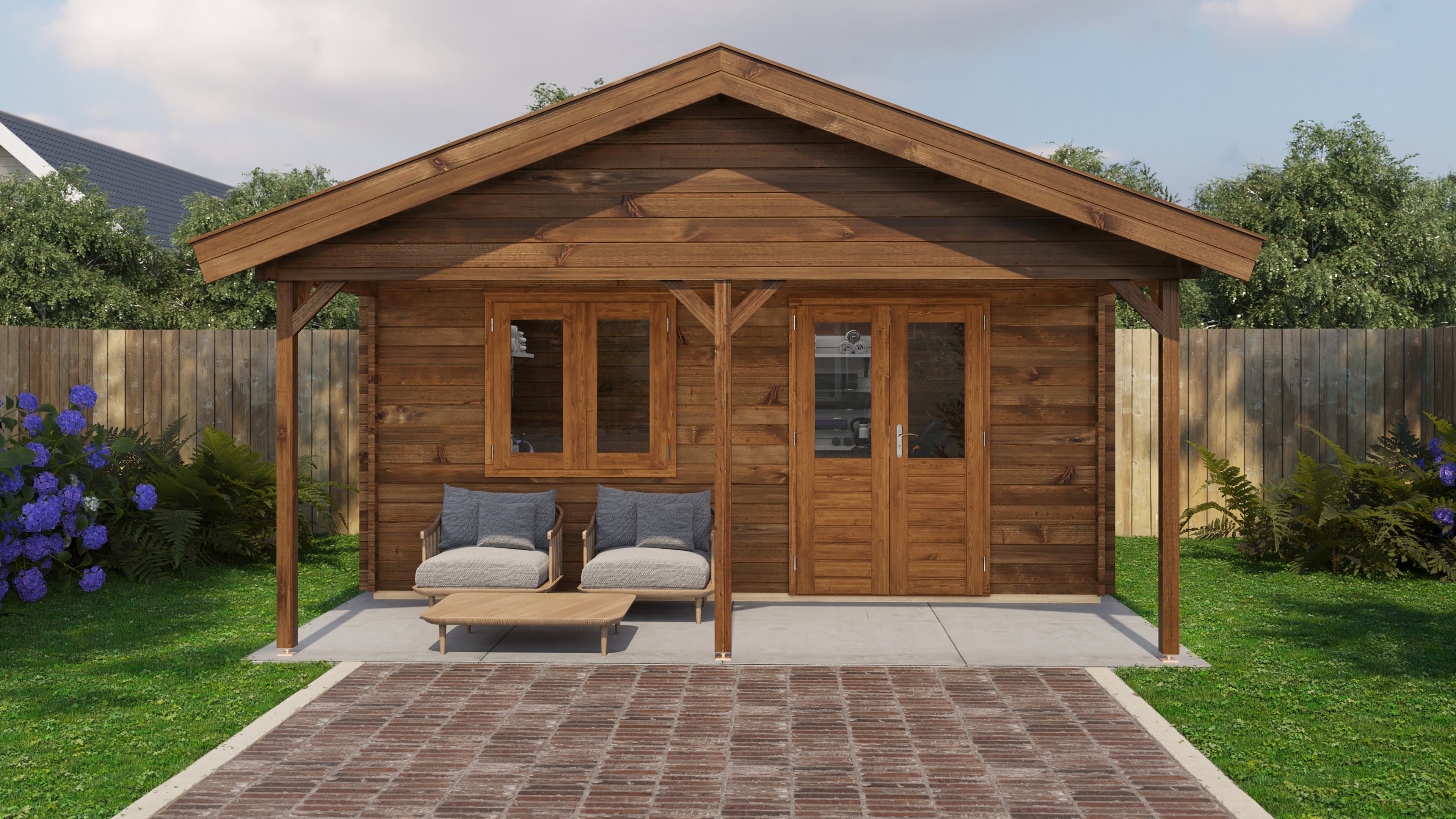 Gartenhaus Hildesheim 500 cm x 500 cm