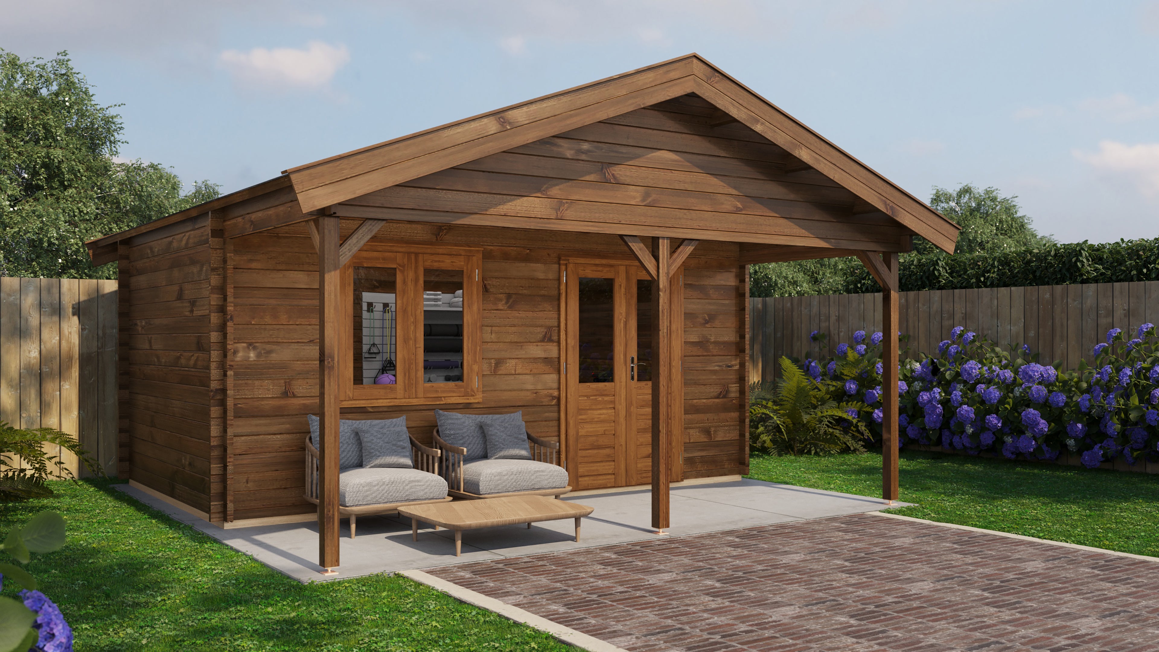 Gartenhaus Hildesheim 500 cm x 500 cm