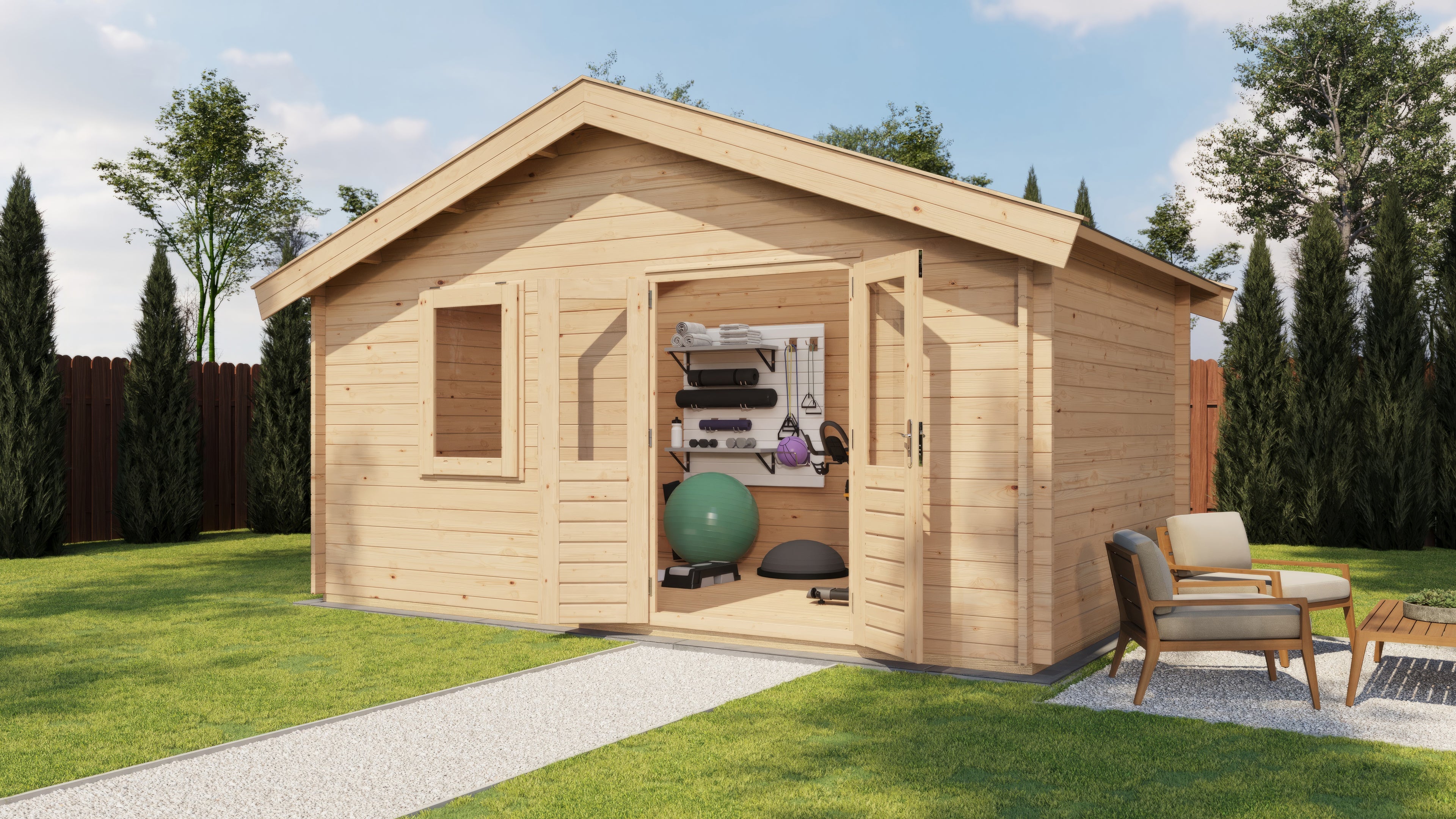 Gartenhaus Halle 500 cm x 300 cm