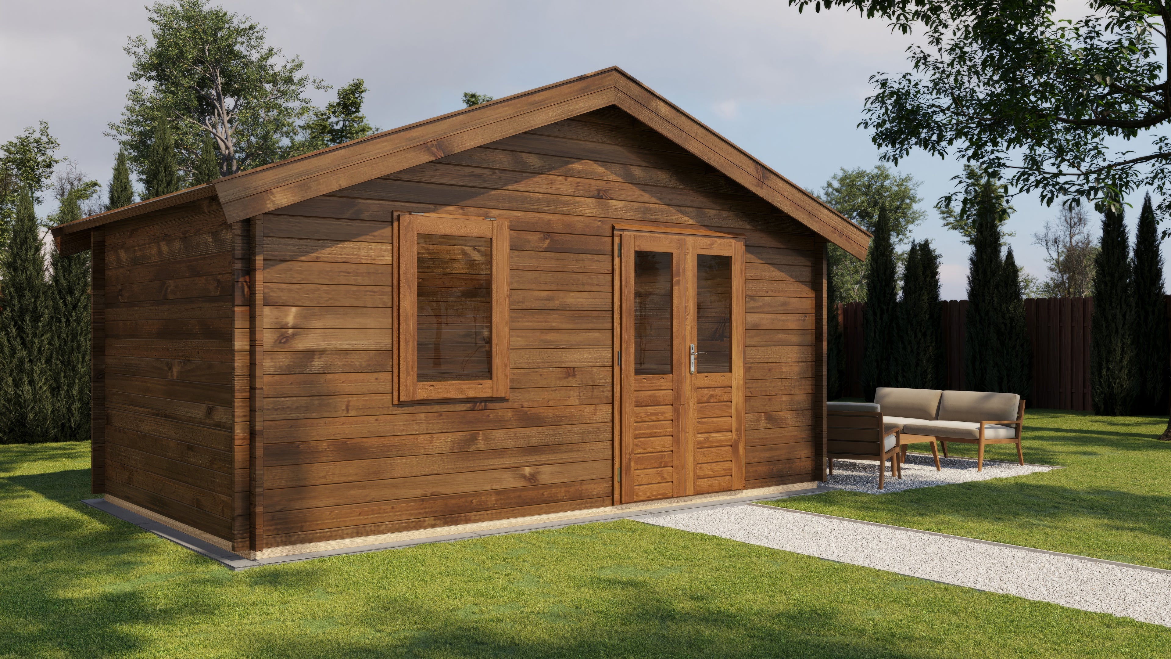 Gartenhaus Halle 500 cm x 300 cm