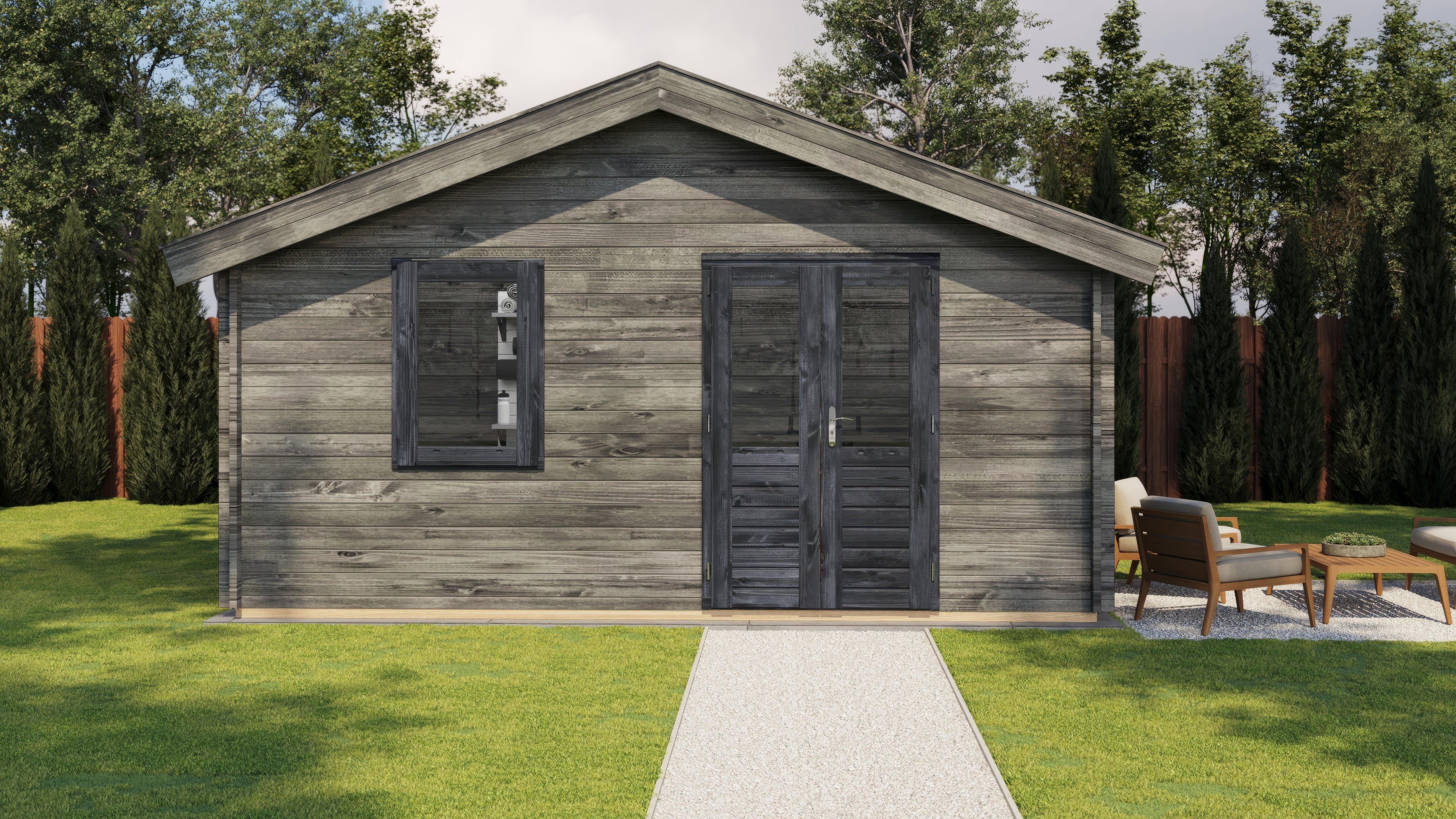 Gartenhaus Halle 500 cm x 300 cm