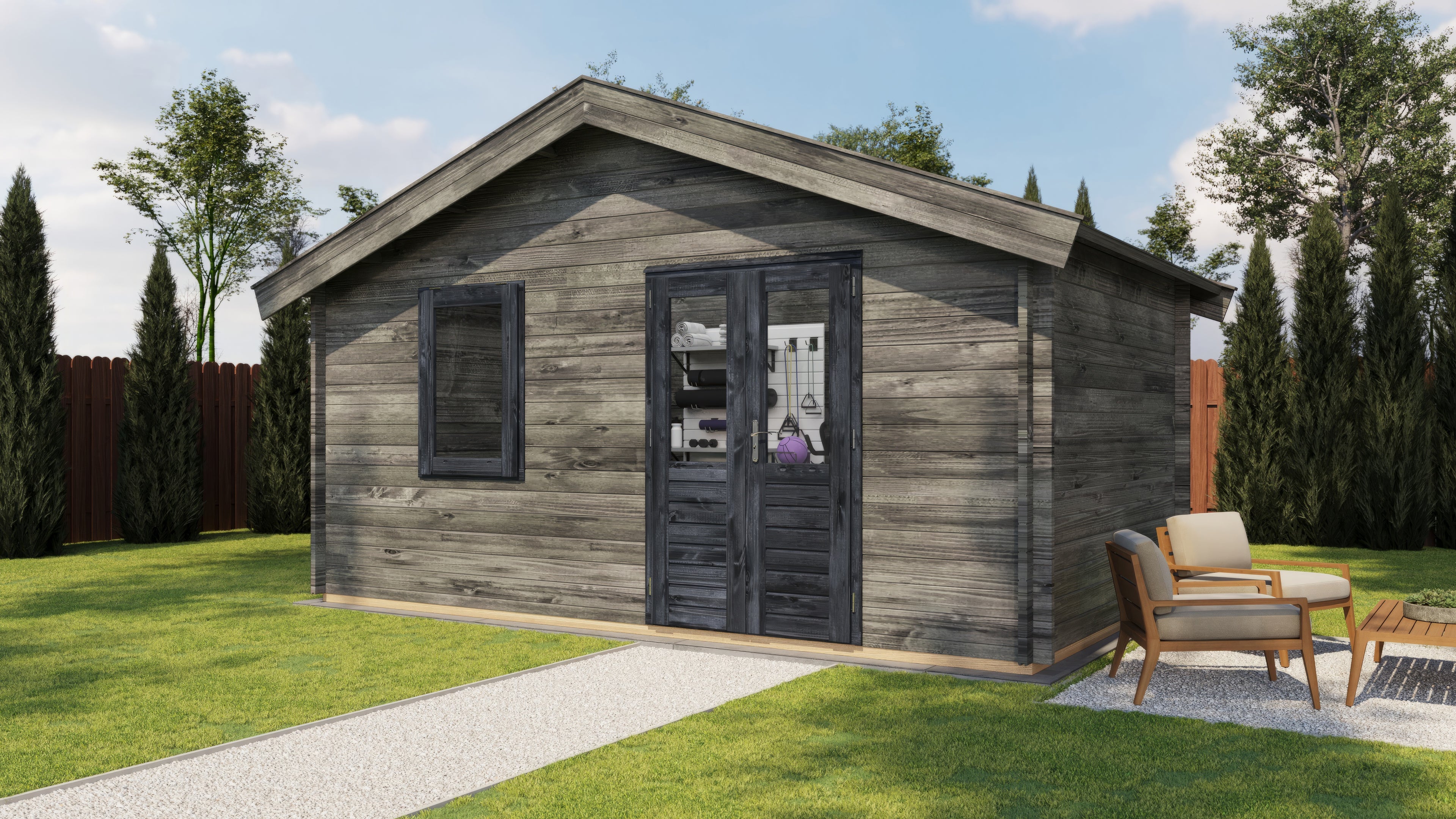 Gartenhaus Halle 500 cm x 300 cm
